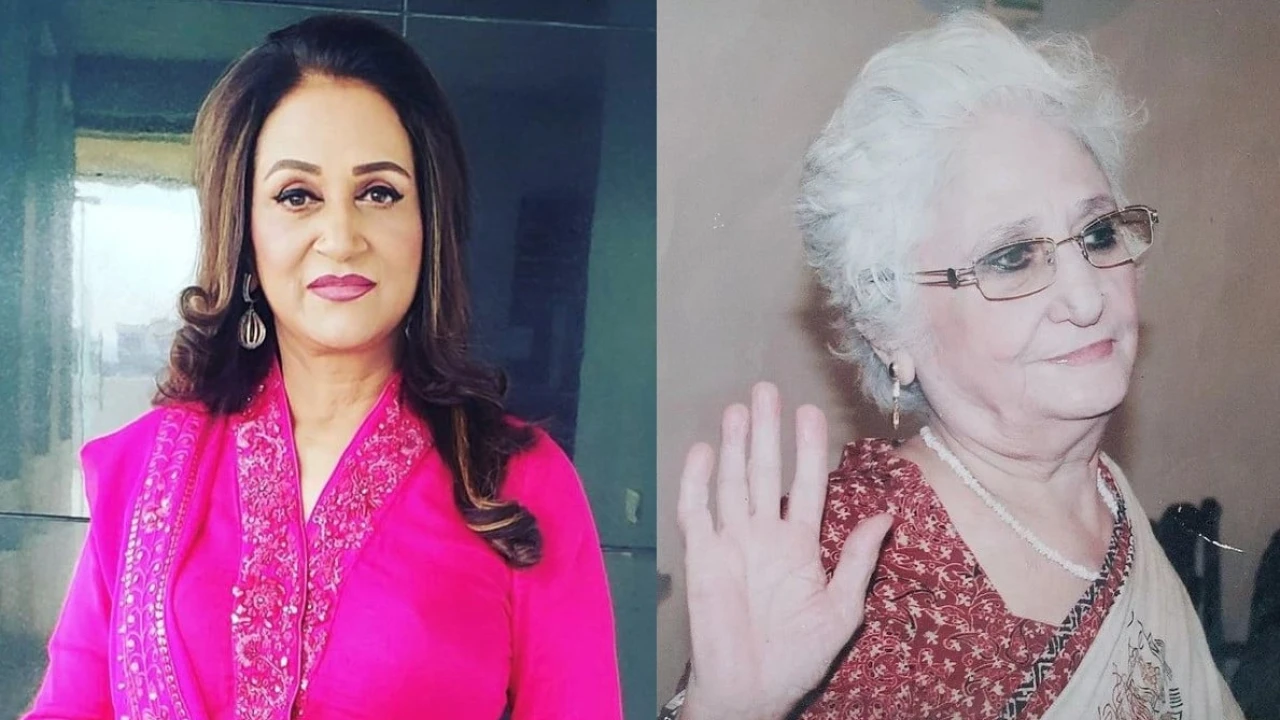 Renowned actress Bushra Ansari’s mother passes away 