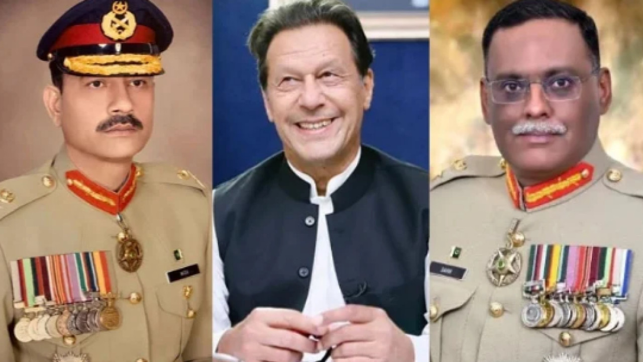 عمران خان کی جنرل سید عاصم منیر اور  جنرل ساحر شمشاد مرزا کو عہدہ سنبھالنے پر مبارکباد
