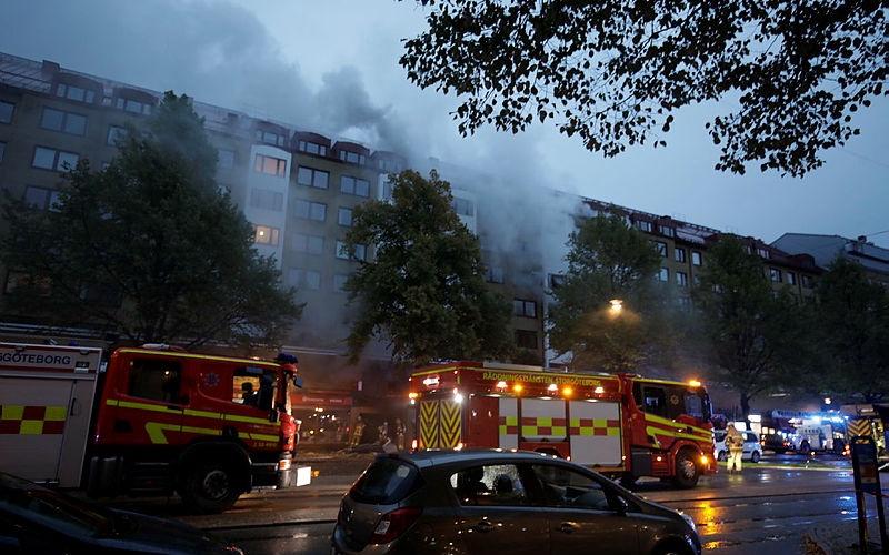 Explosion hits building in Sweden's Gothenburg, 25 injured