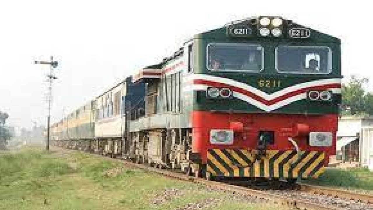 IN PHOTO :PAKISTA RAILWAY TRAIN