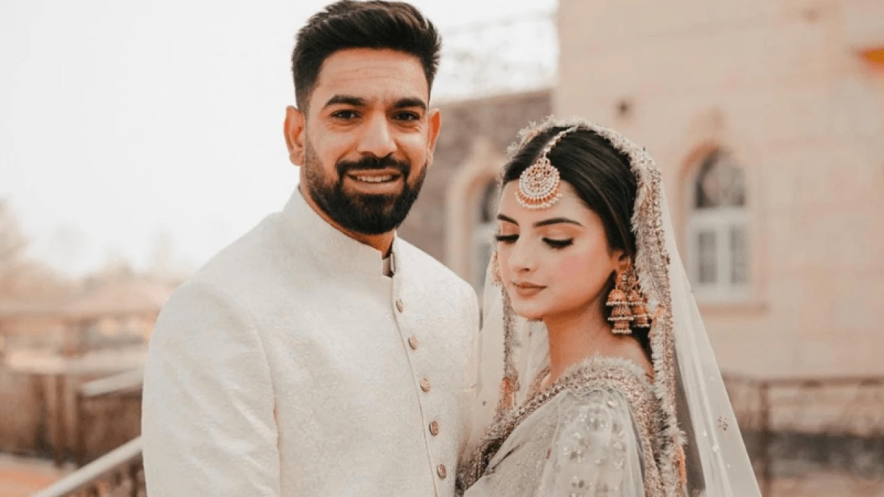 Cricketer Haris Rauf gets hitched with model Muzna Malik