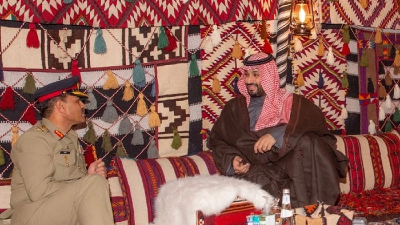 COAS Asim Munir meets Crown Prince Mohammad bin Salman