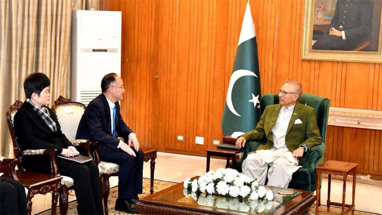 President stresses upon enhancing Pak-China trade volume