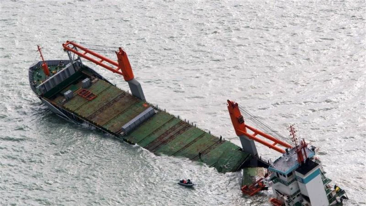 Cargo ship capsizes off Japan’s coast with 22 aboard