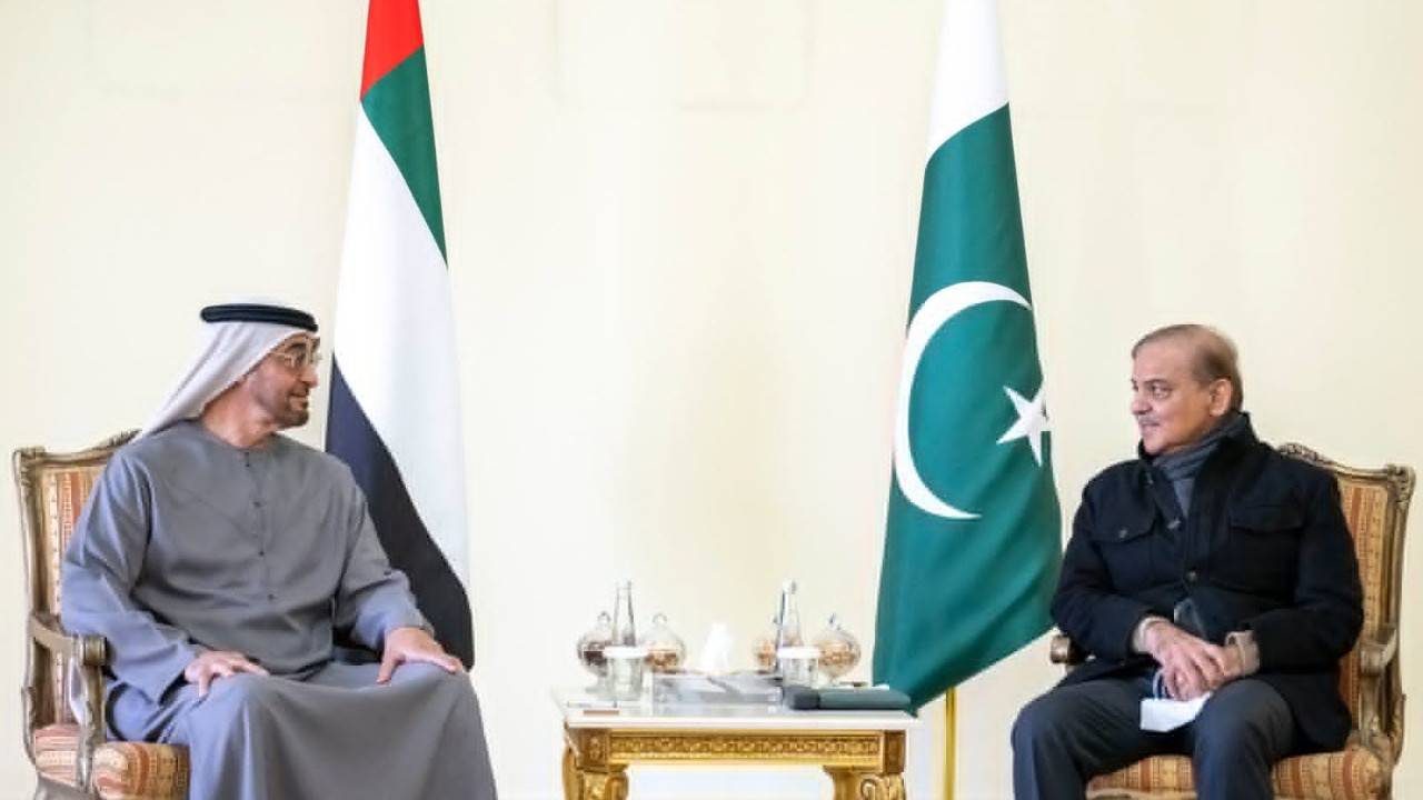 وزیر اعظم شہباز شریف کی یو اے ای کے صدر سے ملاقات