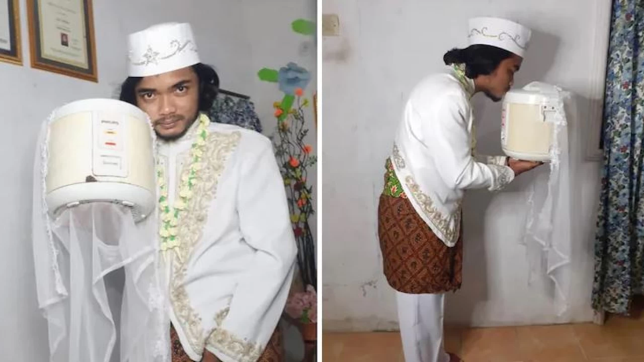 Man marries rice cooker, divorces it four days later 