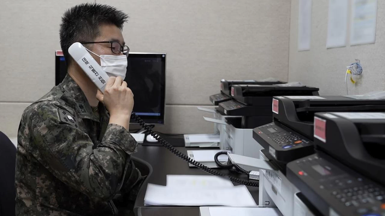 Hotline between North and South Korea restored after North’s missile tests