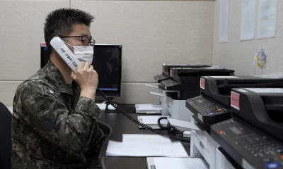 Hotline between North and South Korea restored after North’s missile tests