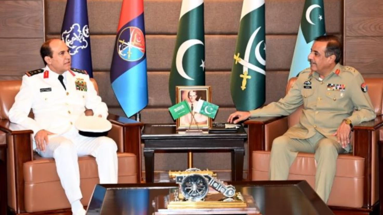Saudi Naval Commander, Gen Nadeem Raza discuss security, Afghanistan and military cooperation