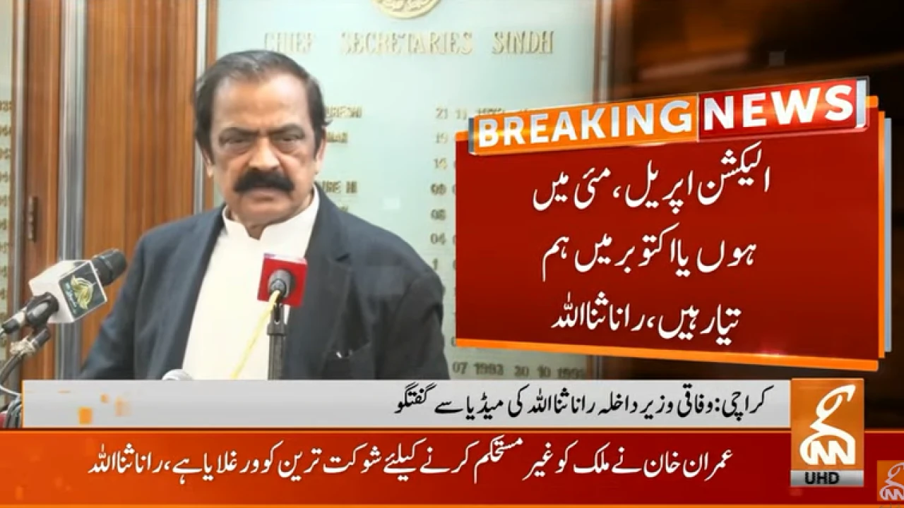 Govt gives go-ahead to arrest  Shaukat Tarin: Rana Sanaullah