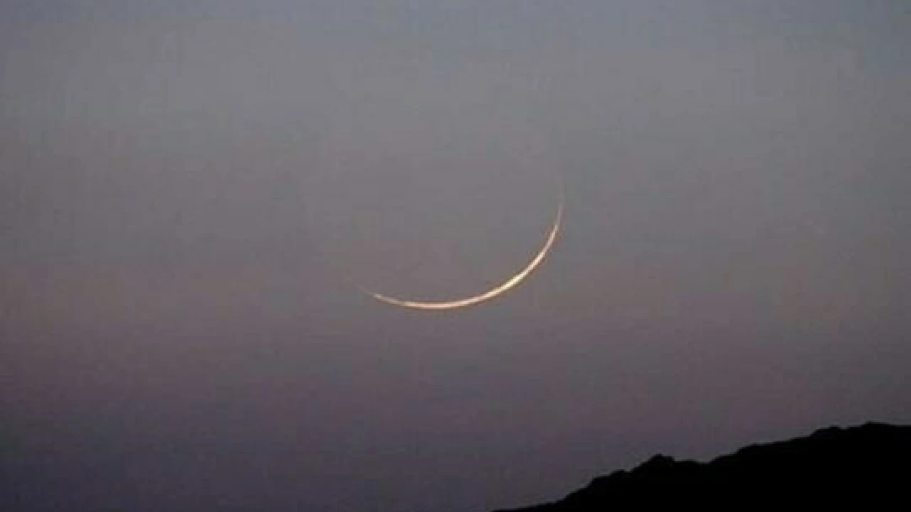 Crescent of holy month of Shaban sighted today