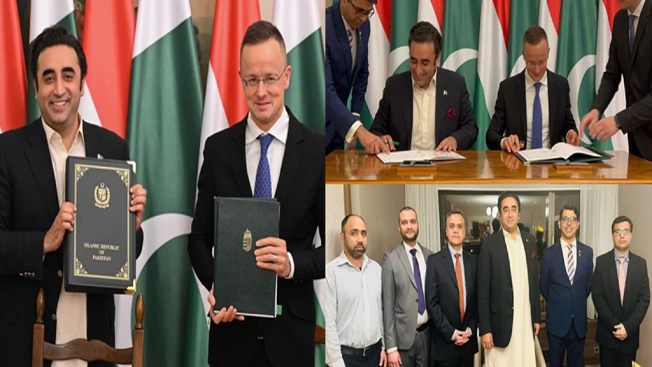 FM Bilawal signs three MoUs with his Hungarian counterpart