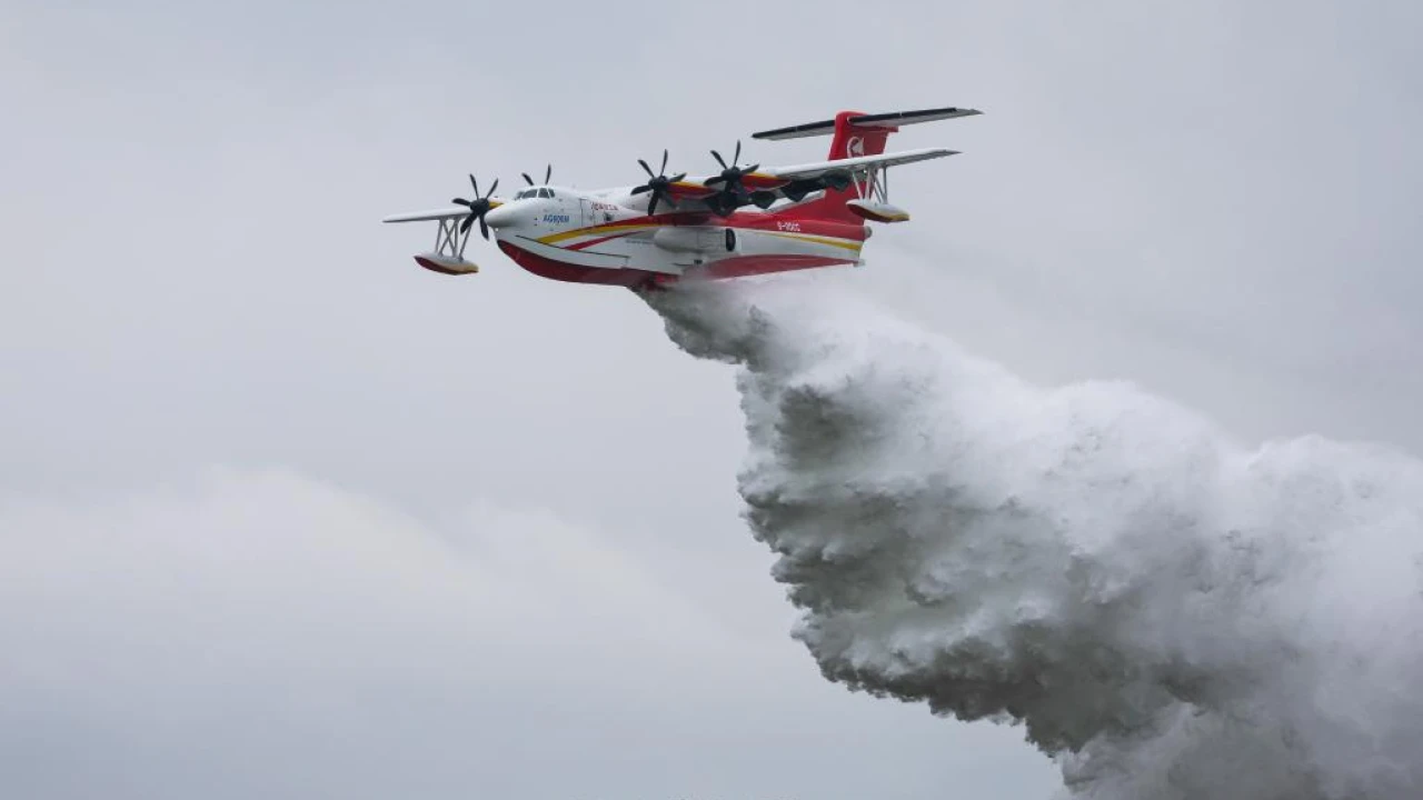 China puts all four prototypes of AG600M amphibious aircraft into flight test