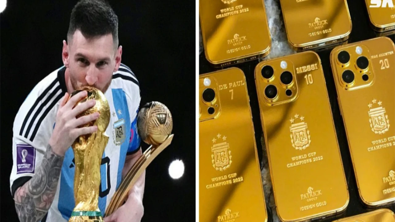 Messi's grand gesture: FIFA World Cup champs to get ‘gold iPhones’