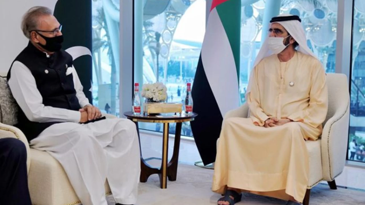 President Alvi, UAE premier reiterate resolve to strengthen bilateral ties