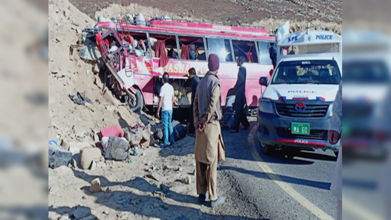 Four killed in bus accident near Chilas