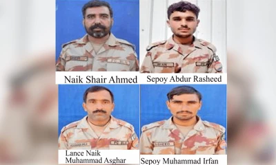 Four Soldiers Martyred in Balochistan terror attack: ISPR