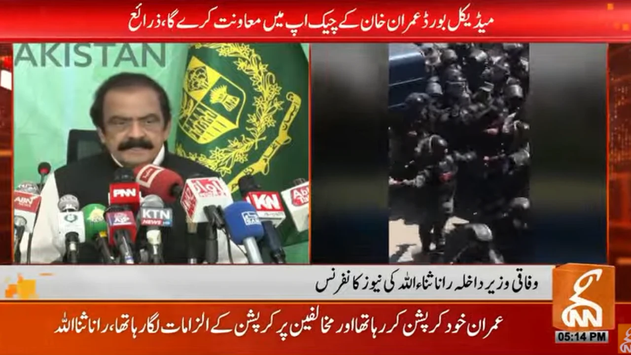 Rana Sanaullah insists Imran Khan arrested under the law