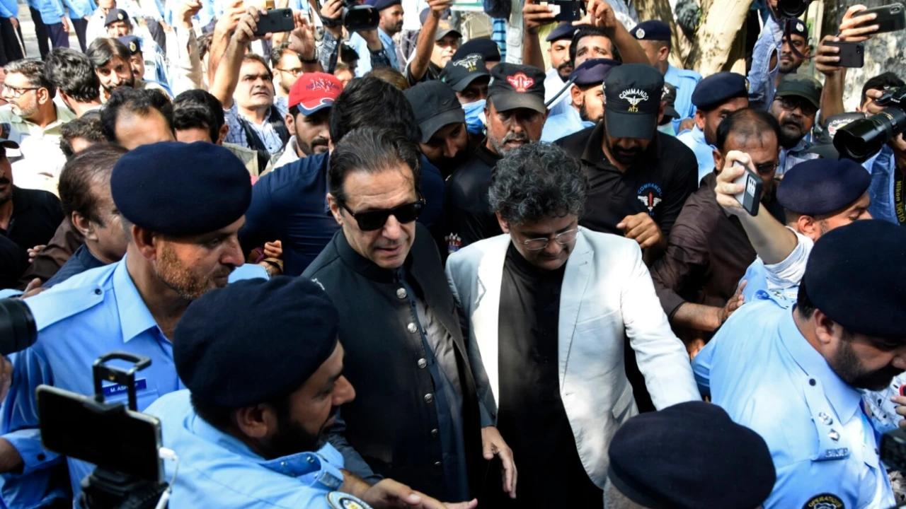 Imran Khan reaches IHC under police security