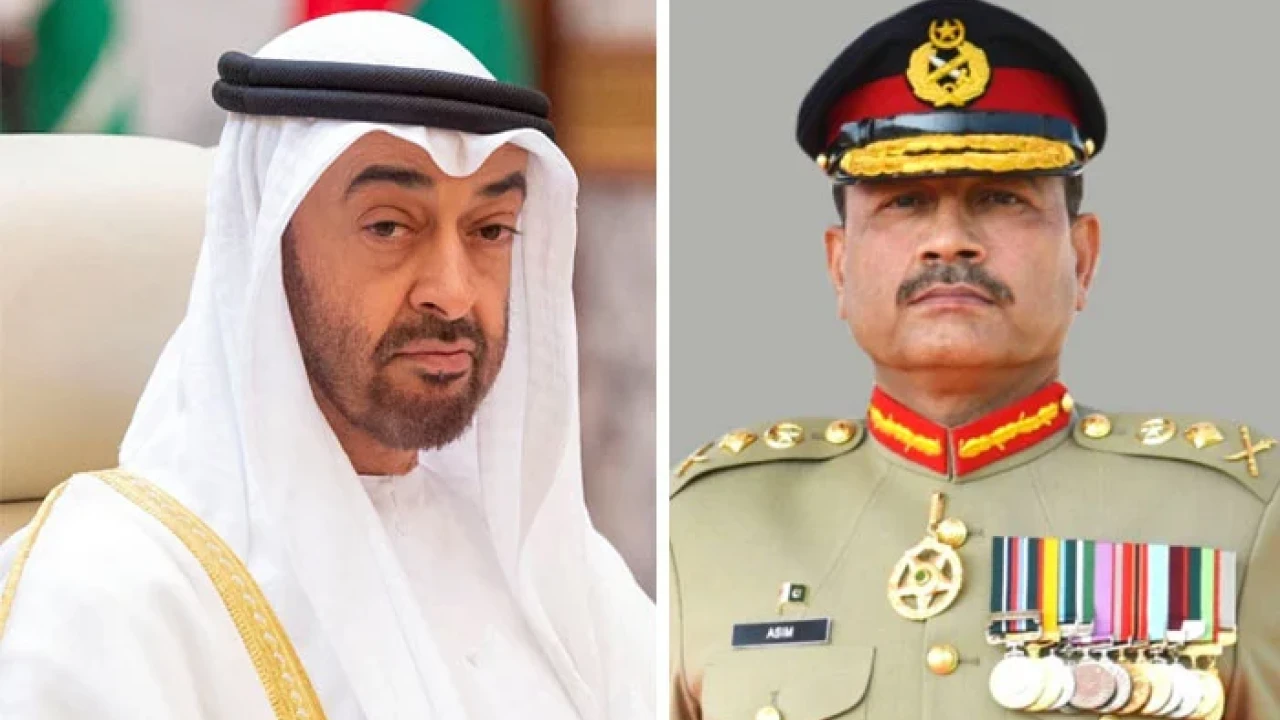 COAS, UAE president discuss bilateral military cooperation
