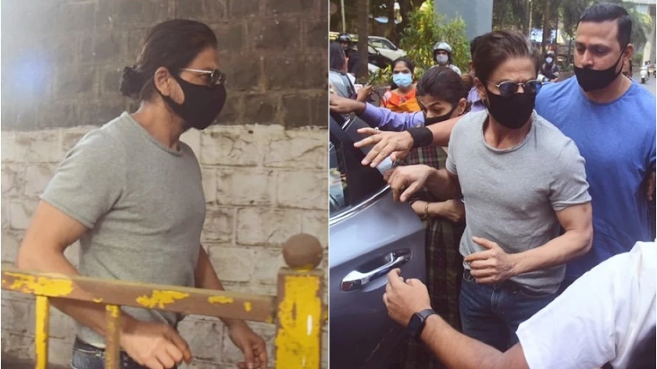 Shah Rukh Khan meets son Aryan Khan in Mumbai jail 
