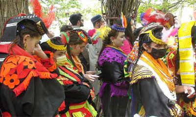 کیلاش قبیلے کا سالانہ مذہبی تہوار چیلم جوش وادی بمبوریت میں احتتام پذیر