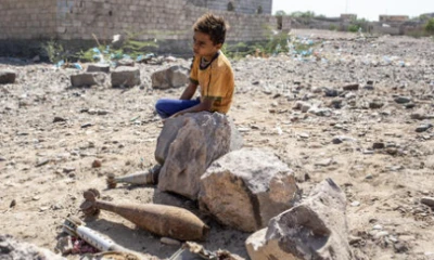 Two Yemeni children killed in landmine explosion