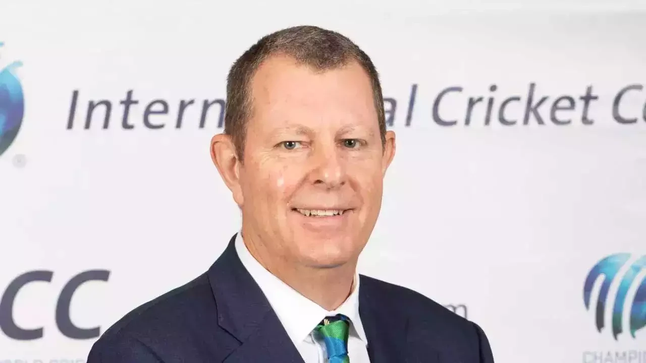 ICC Chairman Greg Barclay arrives in Lahore