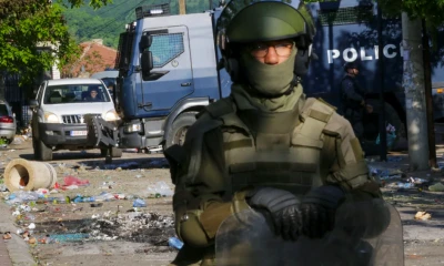 Clashes with ethnic serbs: 30 International Peacekeepers injured