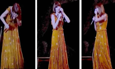 معروف گلوکارہ ٹیلر سوئفٹ نے کنسرٹ کے دوران مکھی نگل لی