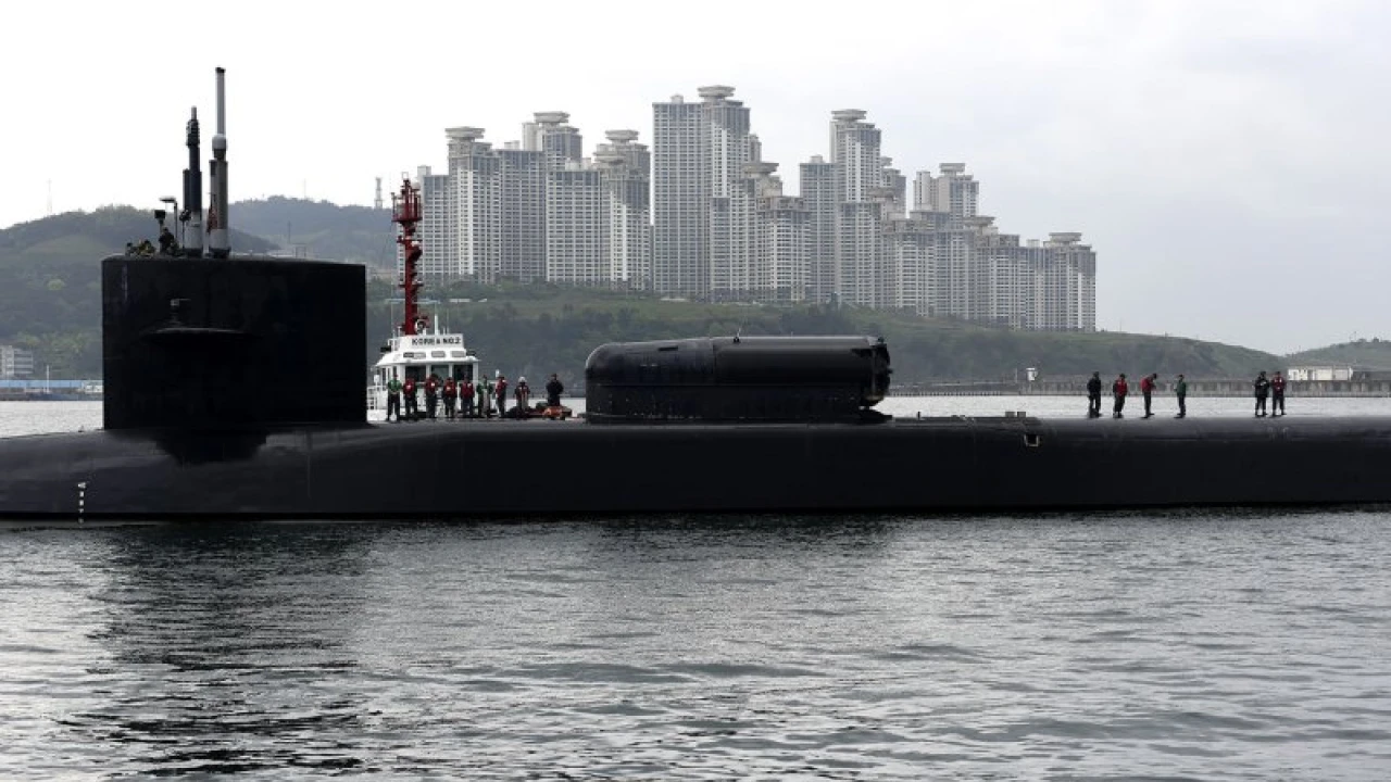 U.S. submarine arrives in Busan after North Korean missile launch