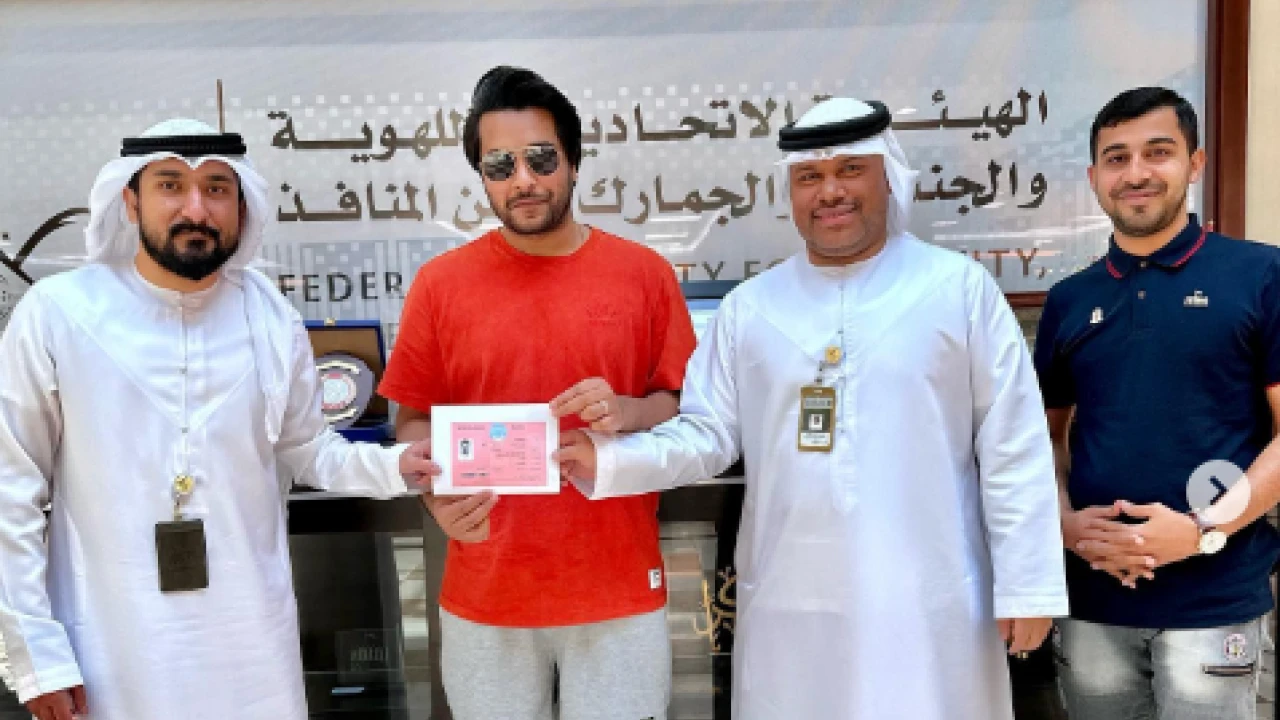 Singer Asim Azhar gets UAE golden visa