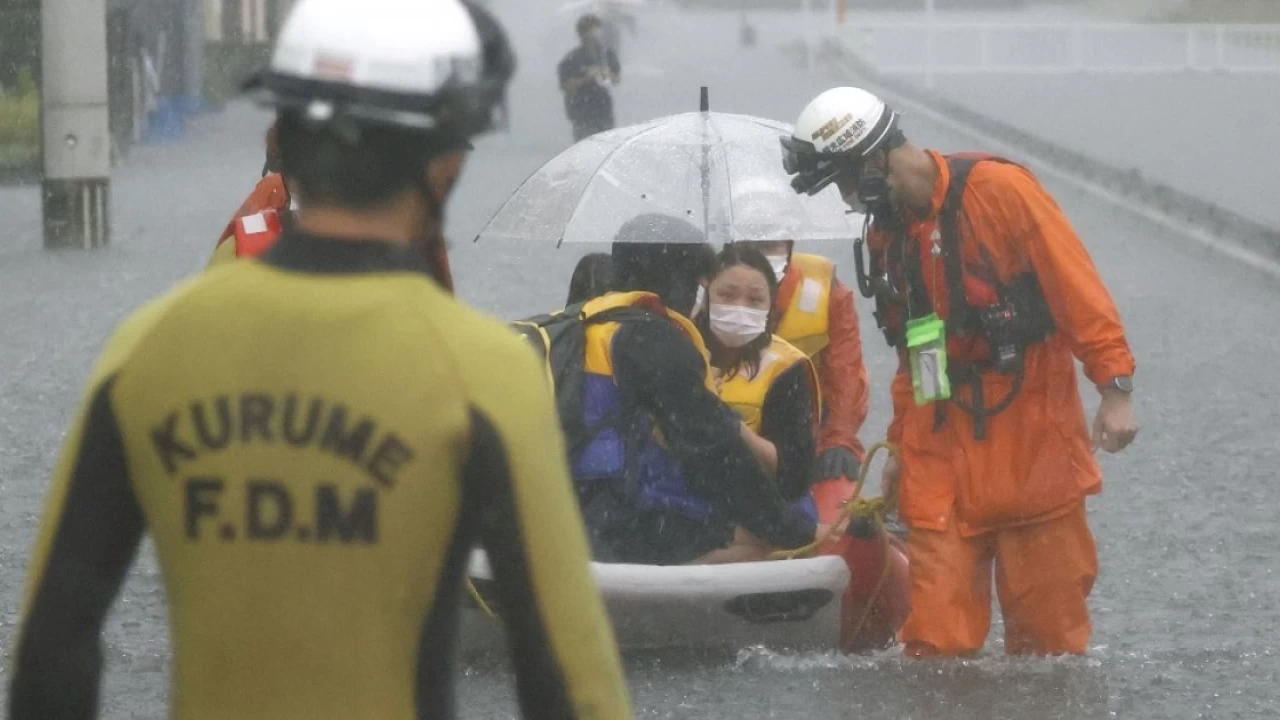 Risk alerts broadened as torrential rains slam Japan