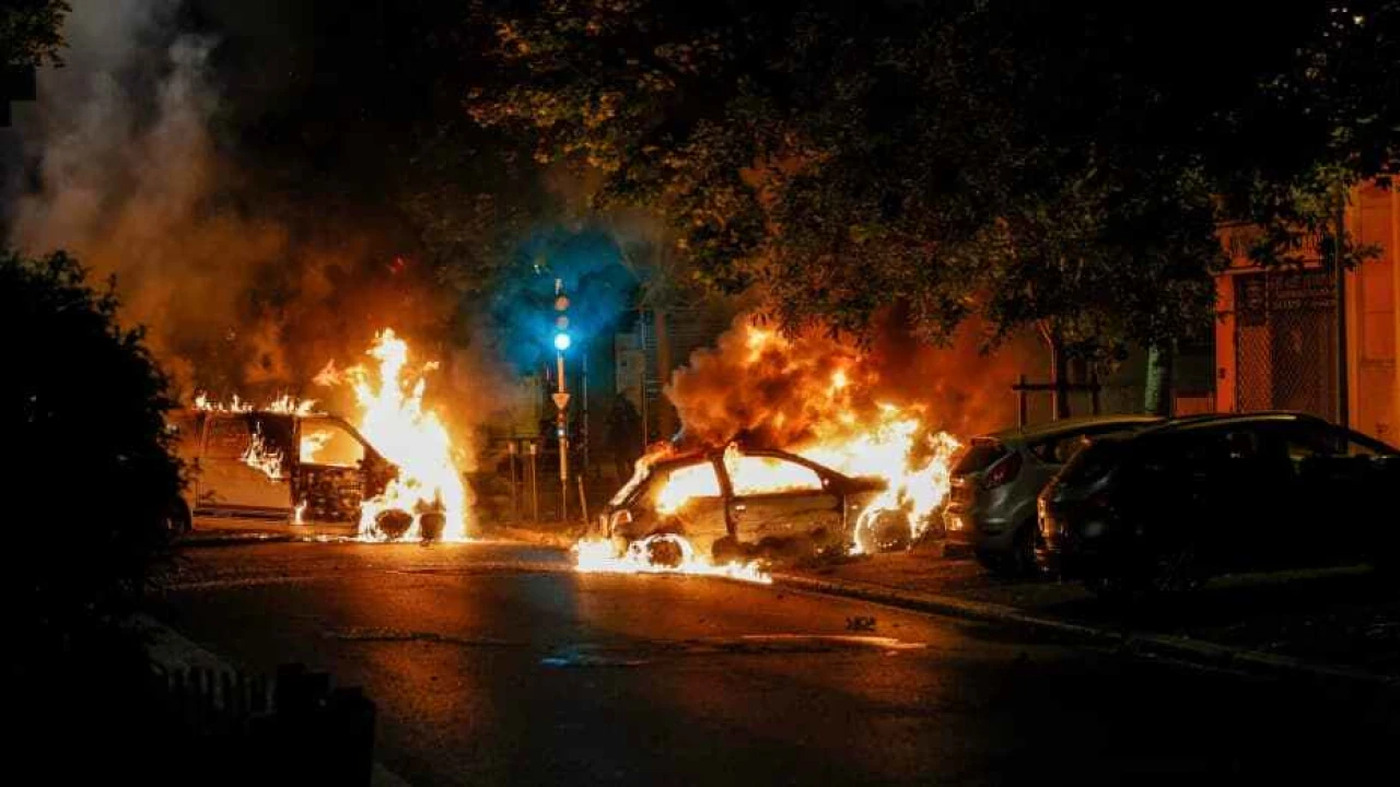 Second night of protests erupt in France after police shooting