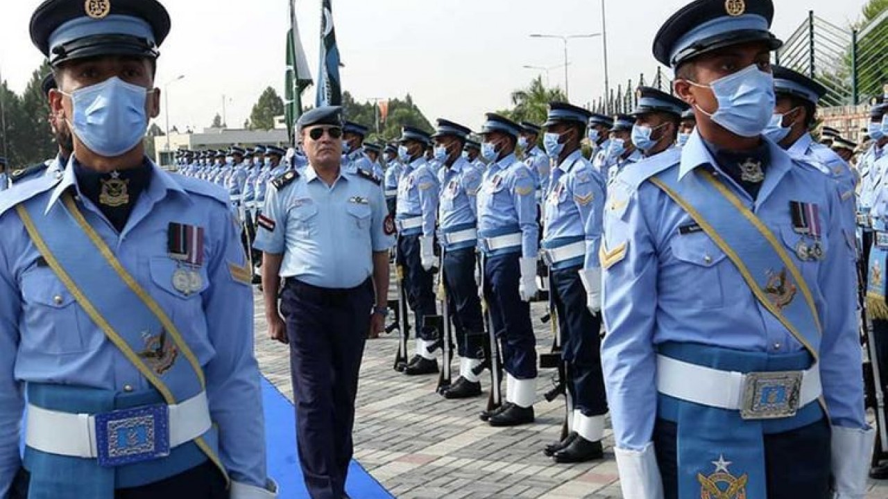 پاک فضائیہ ایئرہیڈ کوارٹرزمیں 75واں یوم آزادی روایتی جوش و جذبے سے منایا گیا