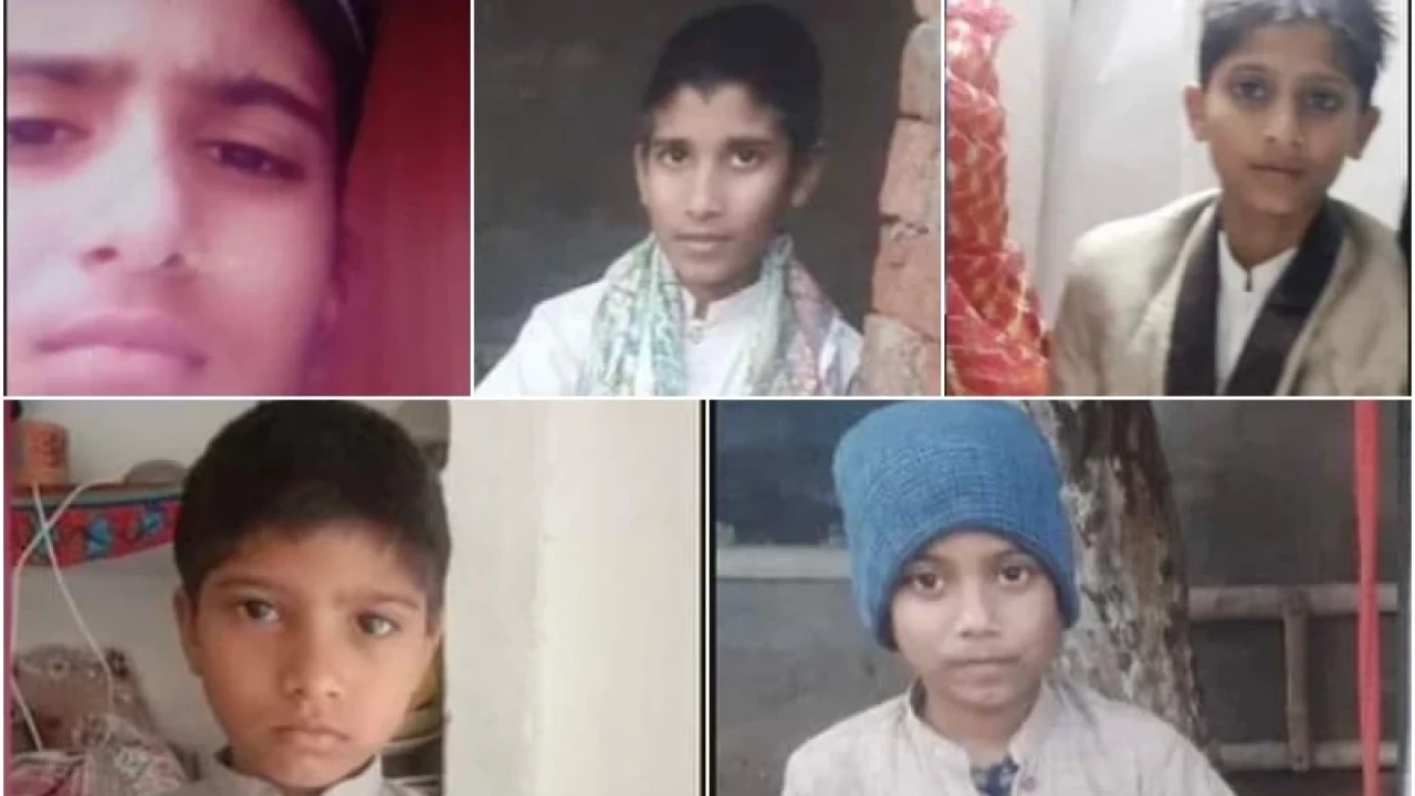 Police found five missing children on their way to Madrasa