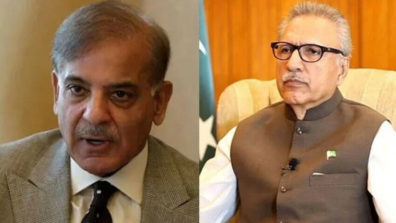 PM Shehbaz contacts President Dr. Arif Alvi