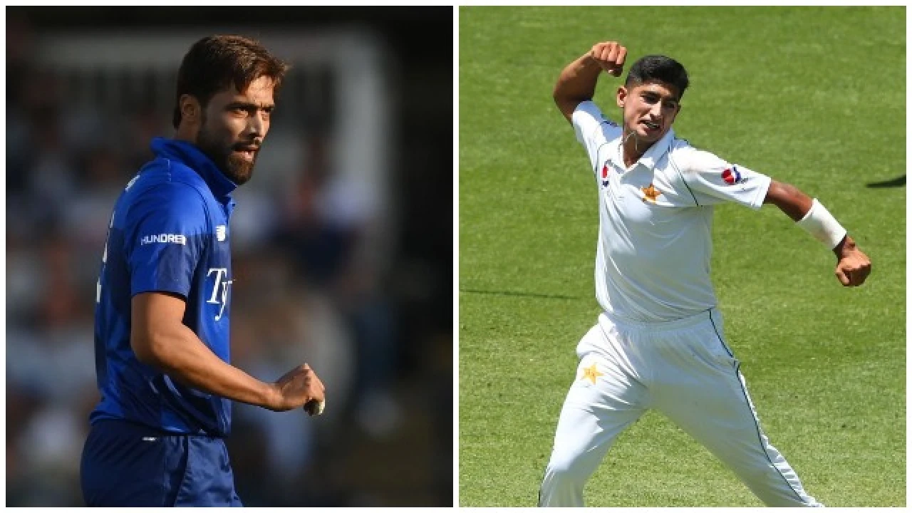 Naseem Shah responds gracefully to Mohammad Amir's praise on bowling skills
