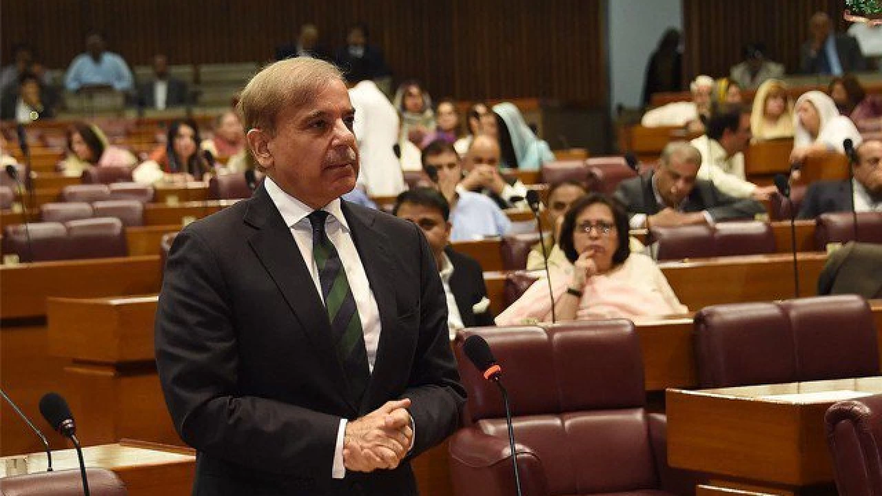 PM Imran inciting two ministers to frontally attack ECP: Shehbaz