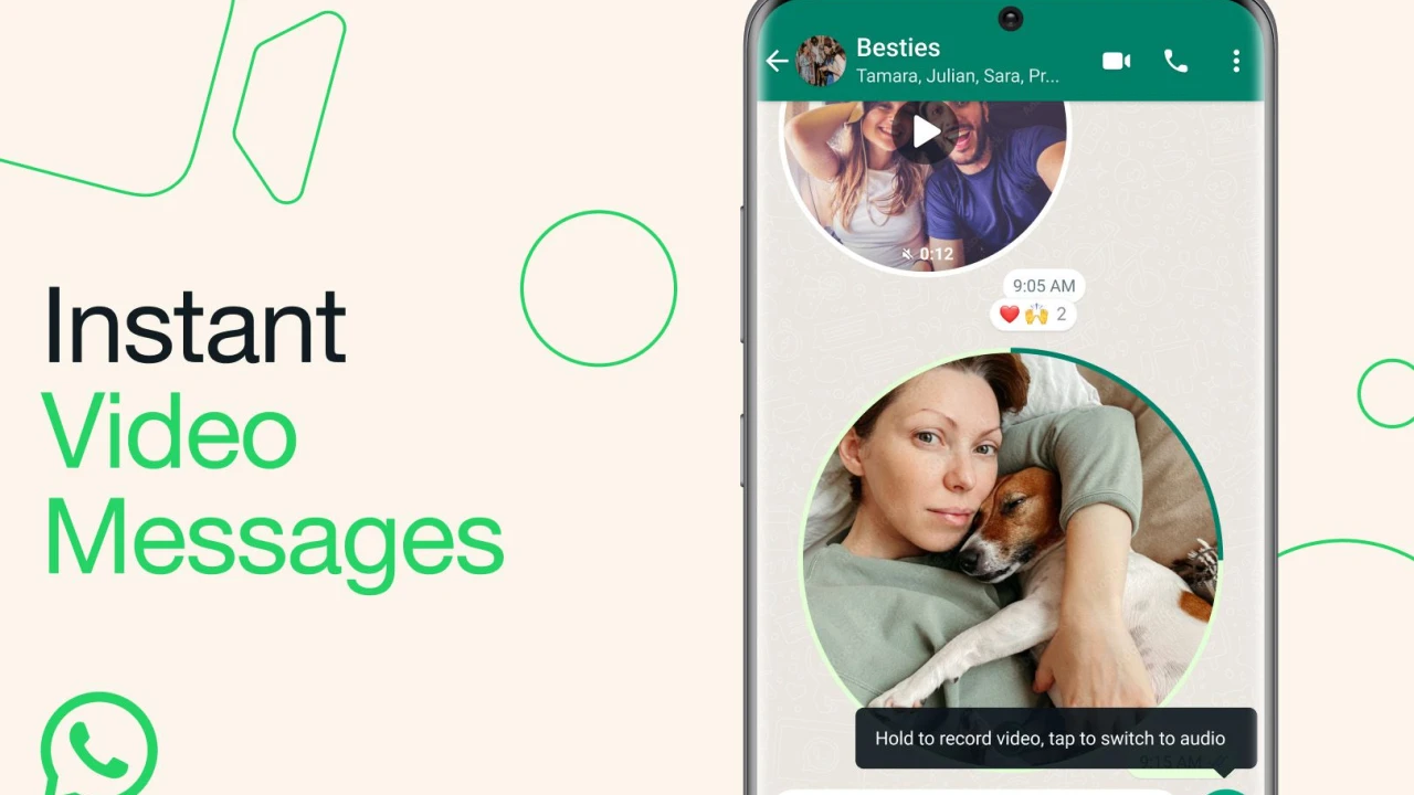 WhatsApp unveils 60-second quick video messages