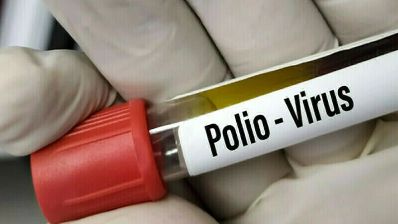 Three-year-old paralysed by polio in Bannu