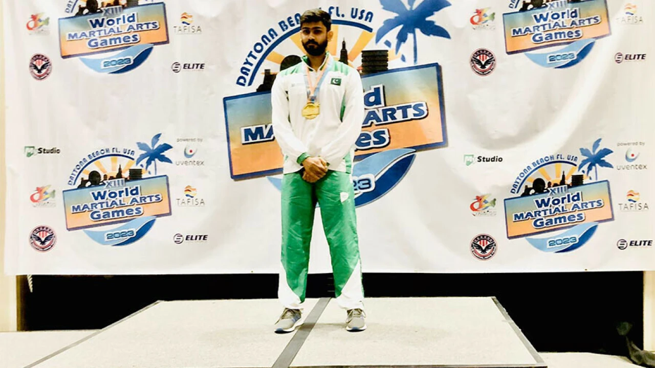 Pakistan claims gold medal in World Martial Arts Games
