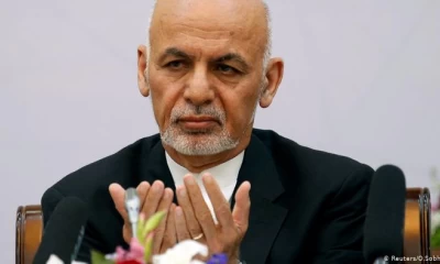 Afghan President Ashraf Ghani leaves country