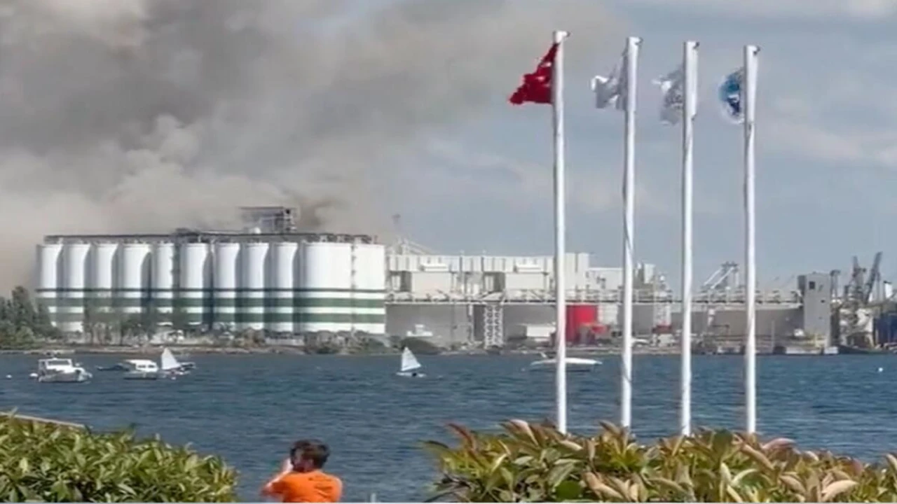 Blast injures 10 near grain silos at Turkish port