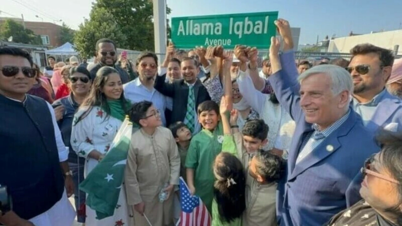 New York's street named 'Allama Iqbal'