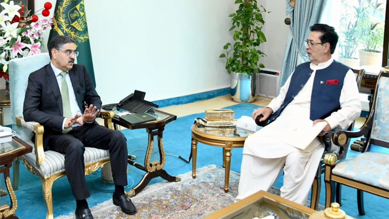 GB Governor briefs Caretaker PM about development projects