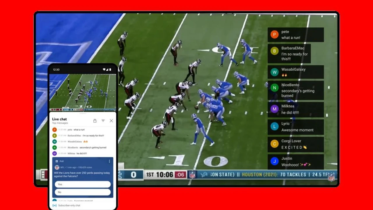YouTube is adding chat, highlights, and Shorts to NFL Sunday Ticket