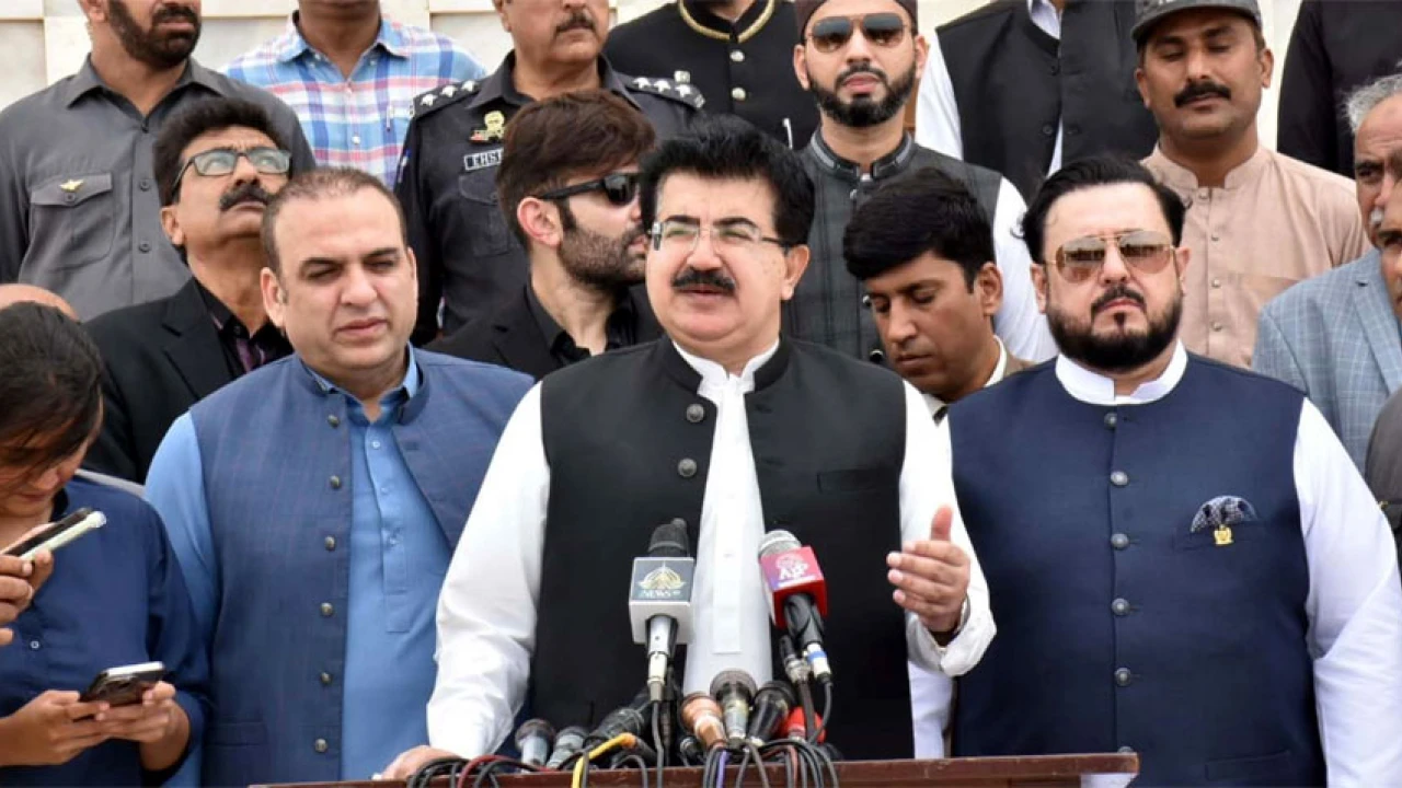General elections to be held on time to continue democratic process: Sanjrani