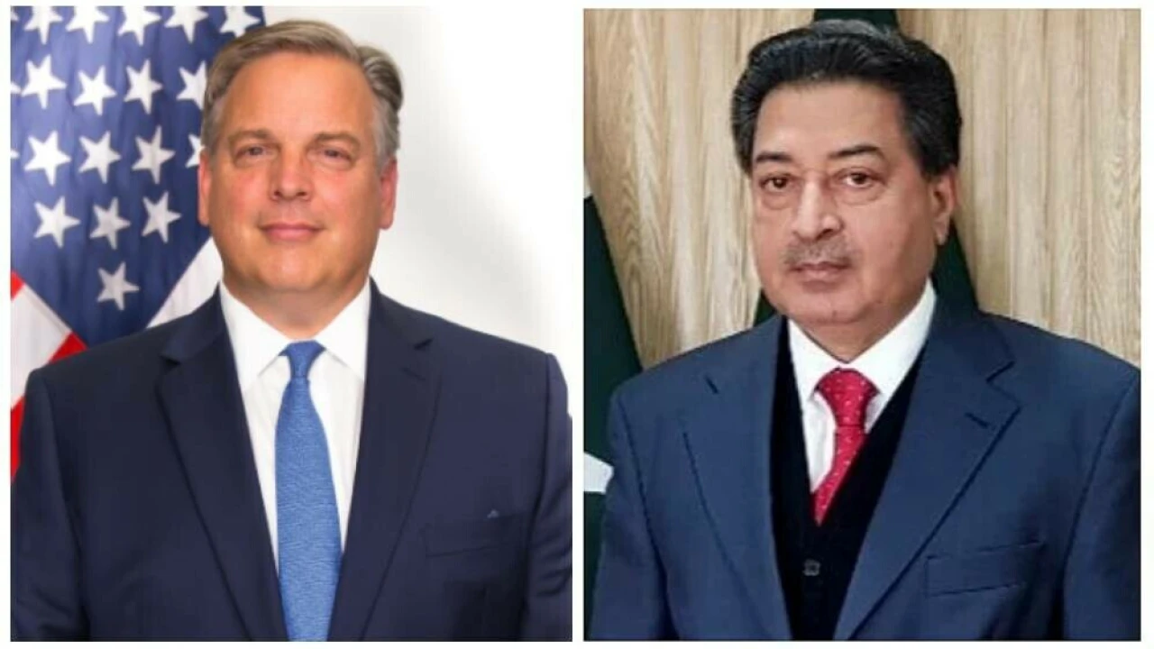 US Ambassador meets ECP Chief Sikandar Sultan Raja