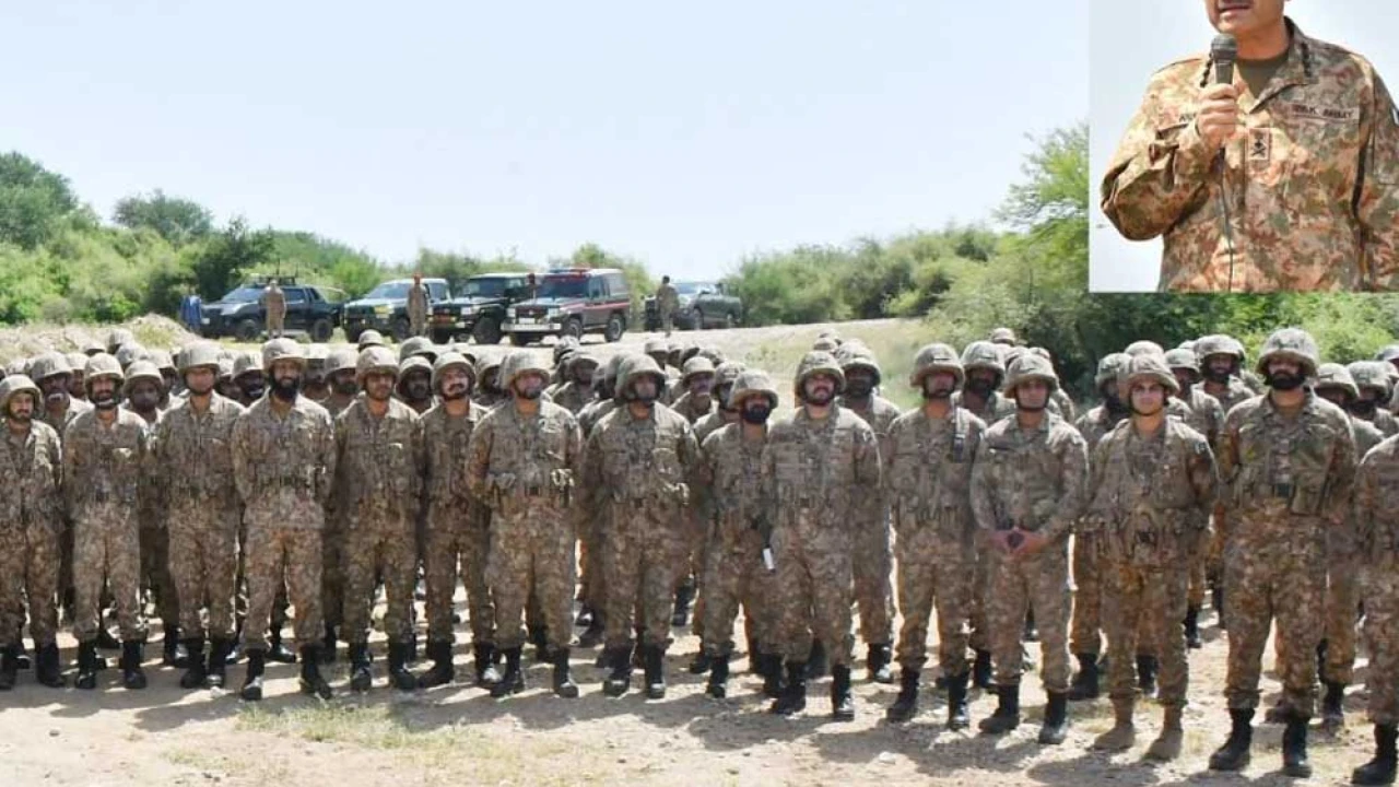 COAS appreciates 'high morale, battle worthiness' of soldiers